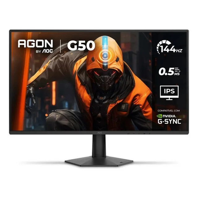 ✨ Monitor Gamer Aoc Agon G50 27  144hz 0,5ms 27g50f Preto 127/220v