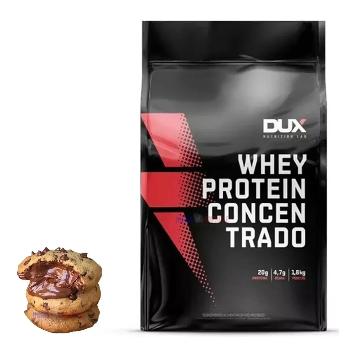 ✨ Suplemento Whey Protein Concentrado 1,8kg Dux Nutrition Sabor Cookies & cream