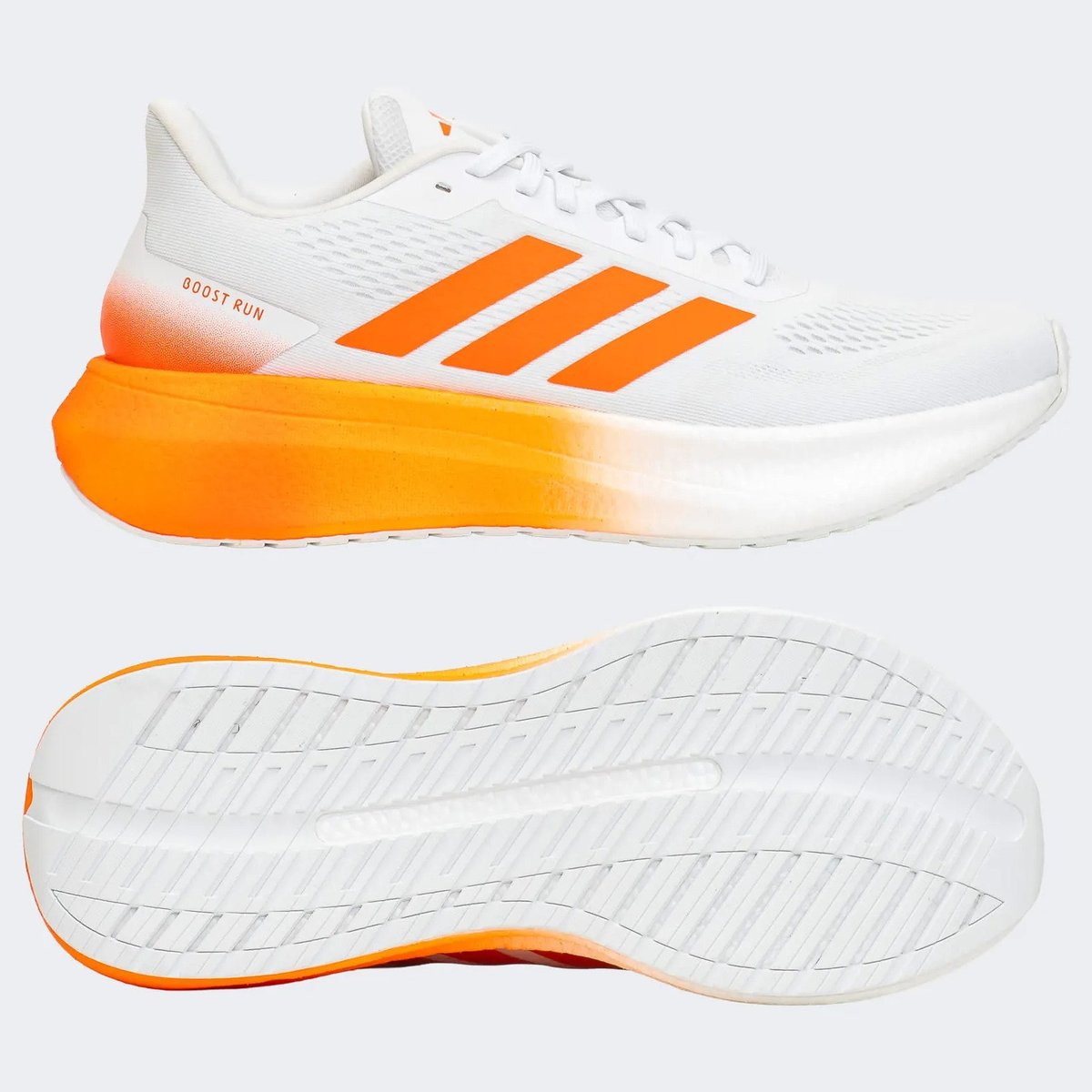 ✨ Tênis Masculino Boost Run M adidas Branco Liso 39 Br
