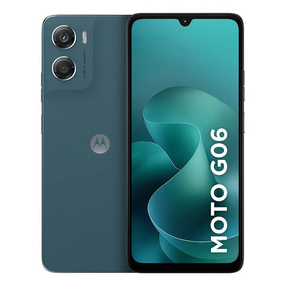 ✨ Smartphone Moto G06 Azul 128Gb/4RAm(+8 RAM boost), Câmera 50mp,Bateria 5200mah,tela 6,9"