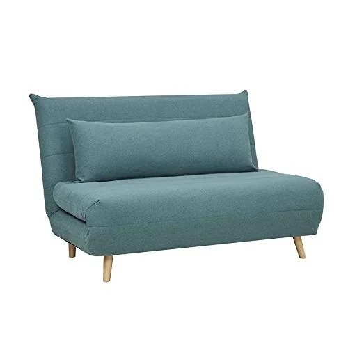 ✨ Sofá-Cama 2 Lugares Casal Génova Azul