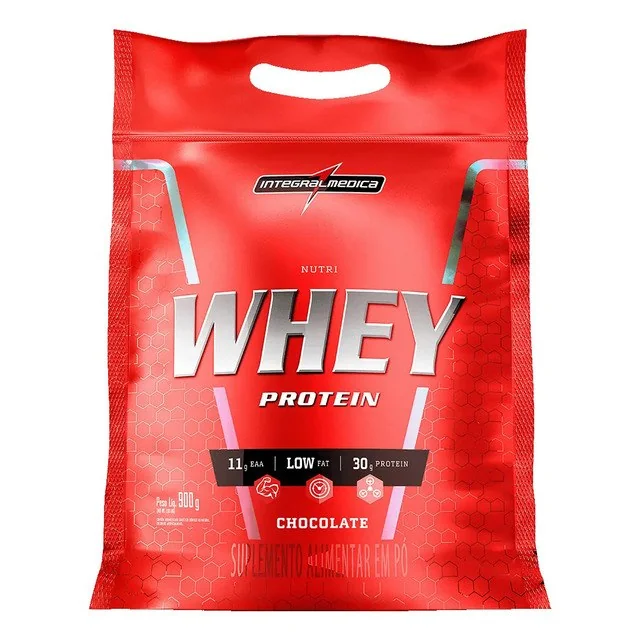 ✨Nutri Whey Protein Pouch Chocolate 900g Integralmédica