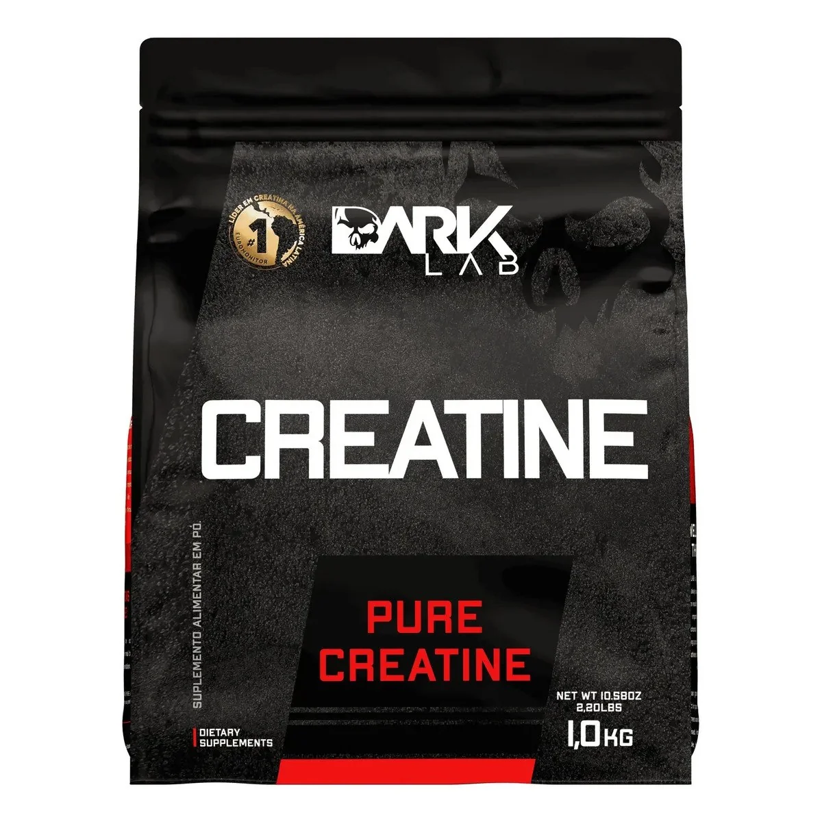 ✨ Creatina Monohidratada Pura 1kg Dark Lab Unidade Sem sabor
