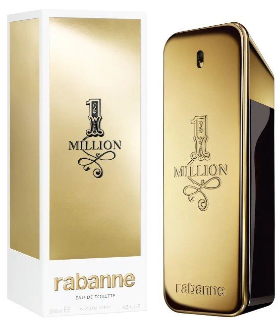 ✨ Perfume Rabanne 1 Million Eau de Toilette 200 ml masculino