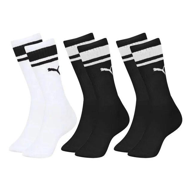 ✨ Kit 3 Pares Meia Puma Cano Alto Masculina Esportiva Original