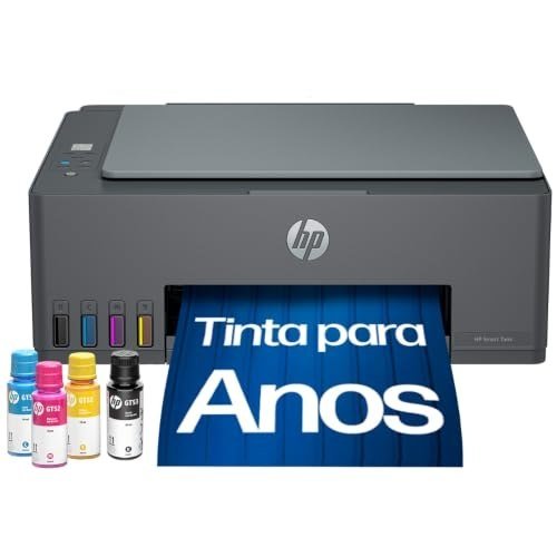 ✨ Impressora Multifuncional HP Smart Tank 589 Tanque de Tinta Colorida Wi-Fi, USB - Alta Economia -Copiadora e Scanner (5D1A8A)
