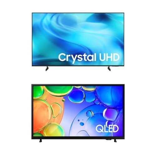 ✨ Samsung Combo Smart TV 58" Crystal UHD 4K U8000H + Samsung Smart TV 43" QLED Full HD
