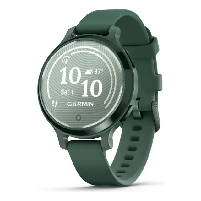 ✨ Relógio Garmin Com Monitor Cardíaco E Gps Lily 2 Active 38mm Verde Jasper 38 Mm