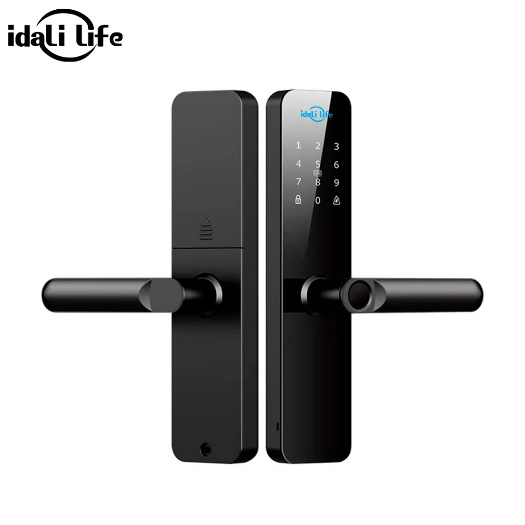 ✨Fechadura Eletrônica Inteligente 6 em 1 IDALI LIFE Biometria, Senha Touch, Senha Temporária, App, Chave e Tag