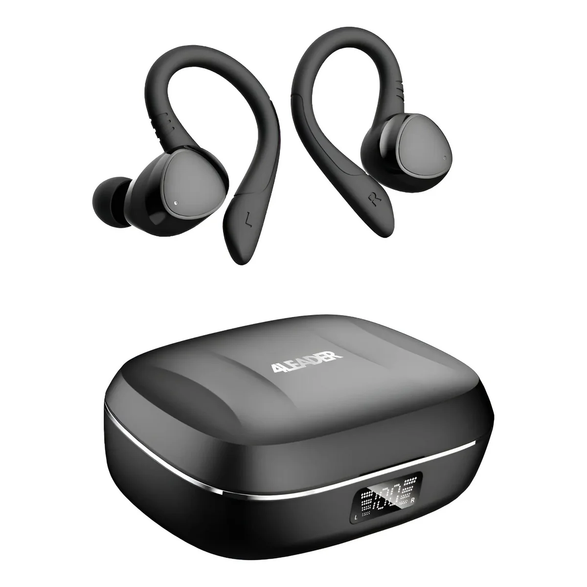 ✨ Fone Bluetooth 4leader Esportivo Ipx5 20h Sem Fio Preto