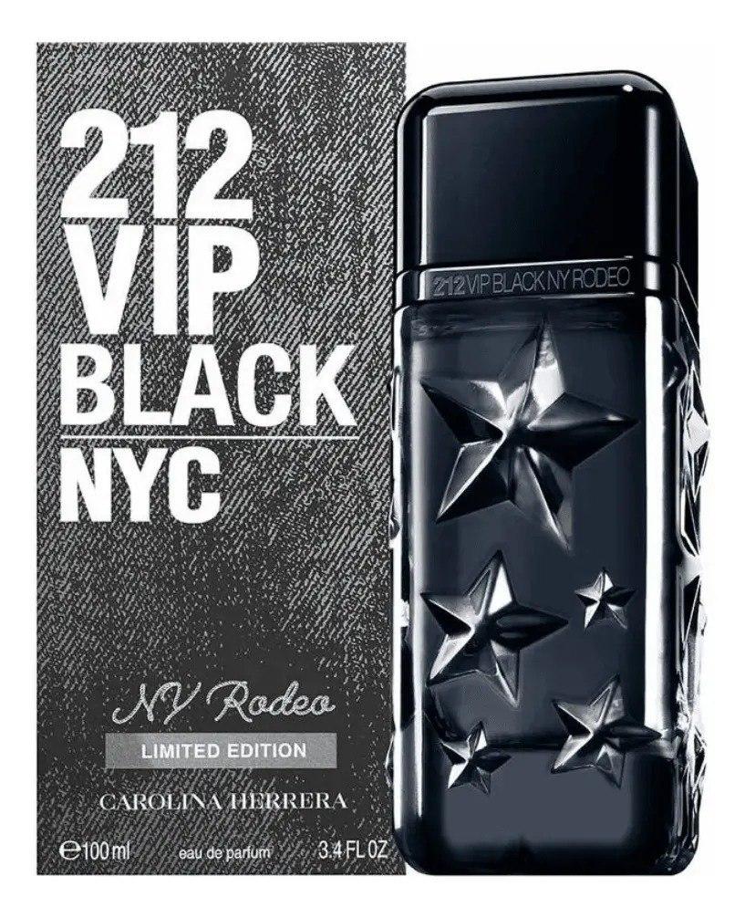 ✨ Carolina Herrera 212 Vip Black Ny Rodeo - 100ml