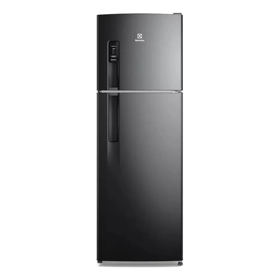 ✨ Geladeira Electrolux Frost Free 380L AutoSense Inverter Black Inox Look (IF41B) 127v