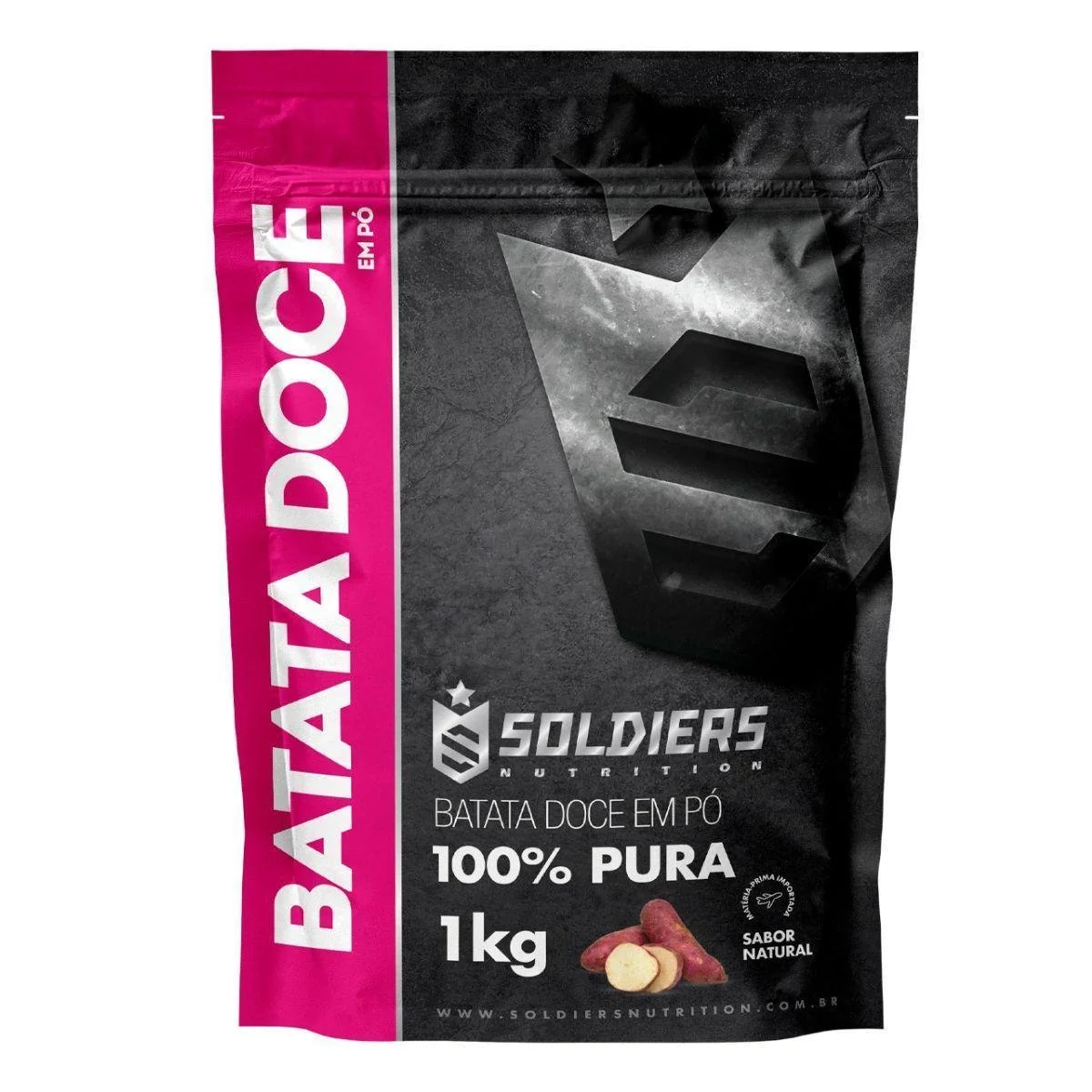 ✨Batata Doce Desidratada Em Pó 1Kg - 100% Puro - Soldiers Nutrition