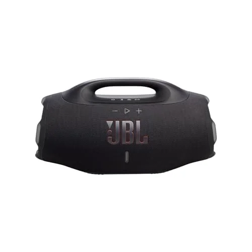✨JBL, Caixa de Som, Boombox 4, Bluetooth, Som JBL Pro, AI Sound Boost, Graves Personalizáveis, Bateria de até 34h, IP68, Áudio Lossless – Preta