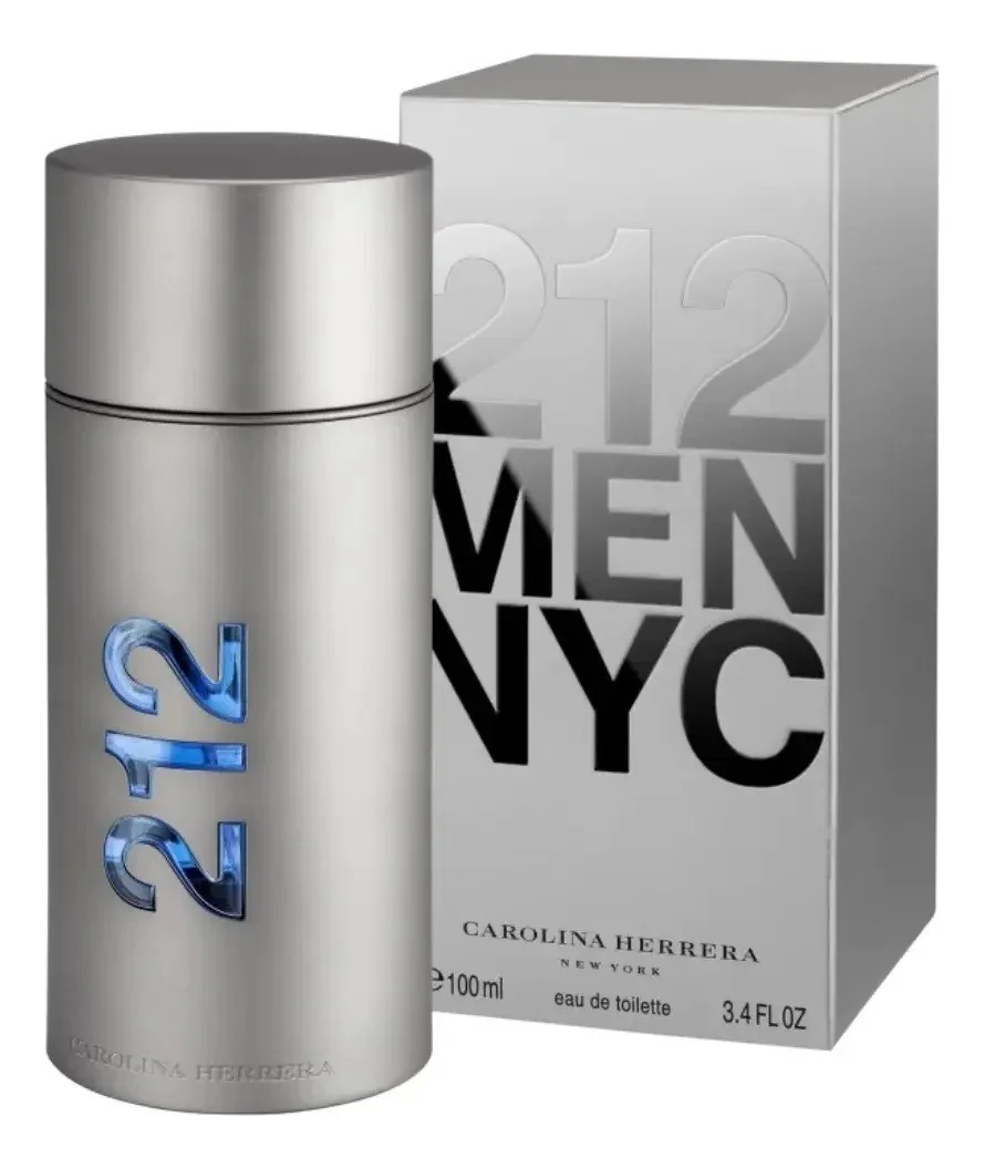 ✨ Perfume Carolina Herrera 212 Men Nyc Eau De Toilette 100 Ml Masculino