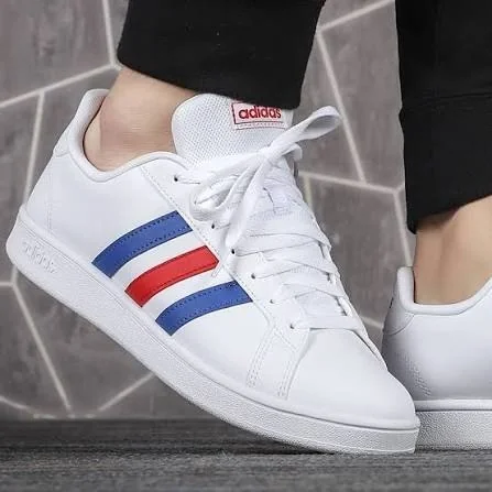 ✨ Tênis Streettalk adidas Branco / Core White / Bright Royal / Pure Ruby 41 Br