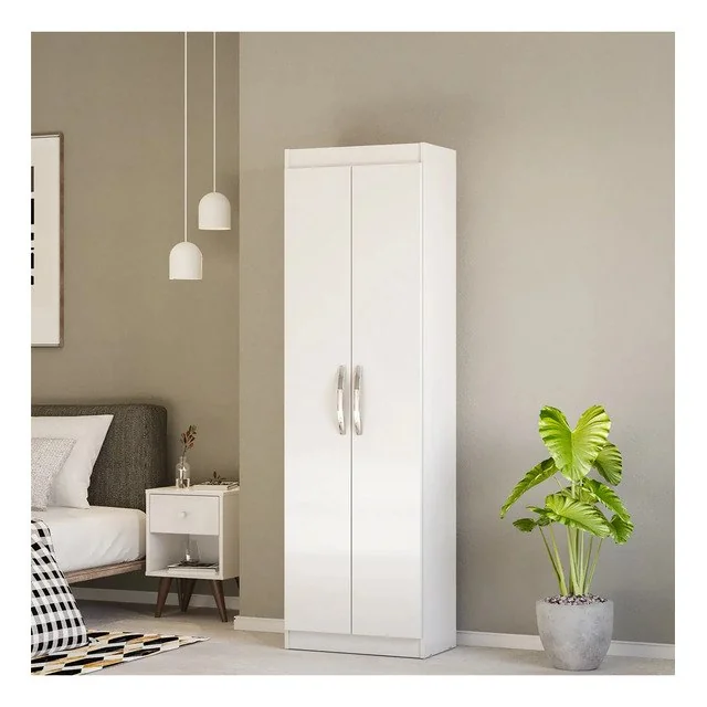✨Sapateira Multiuso Armário Vertical Organizador 2 Portas Branco