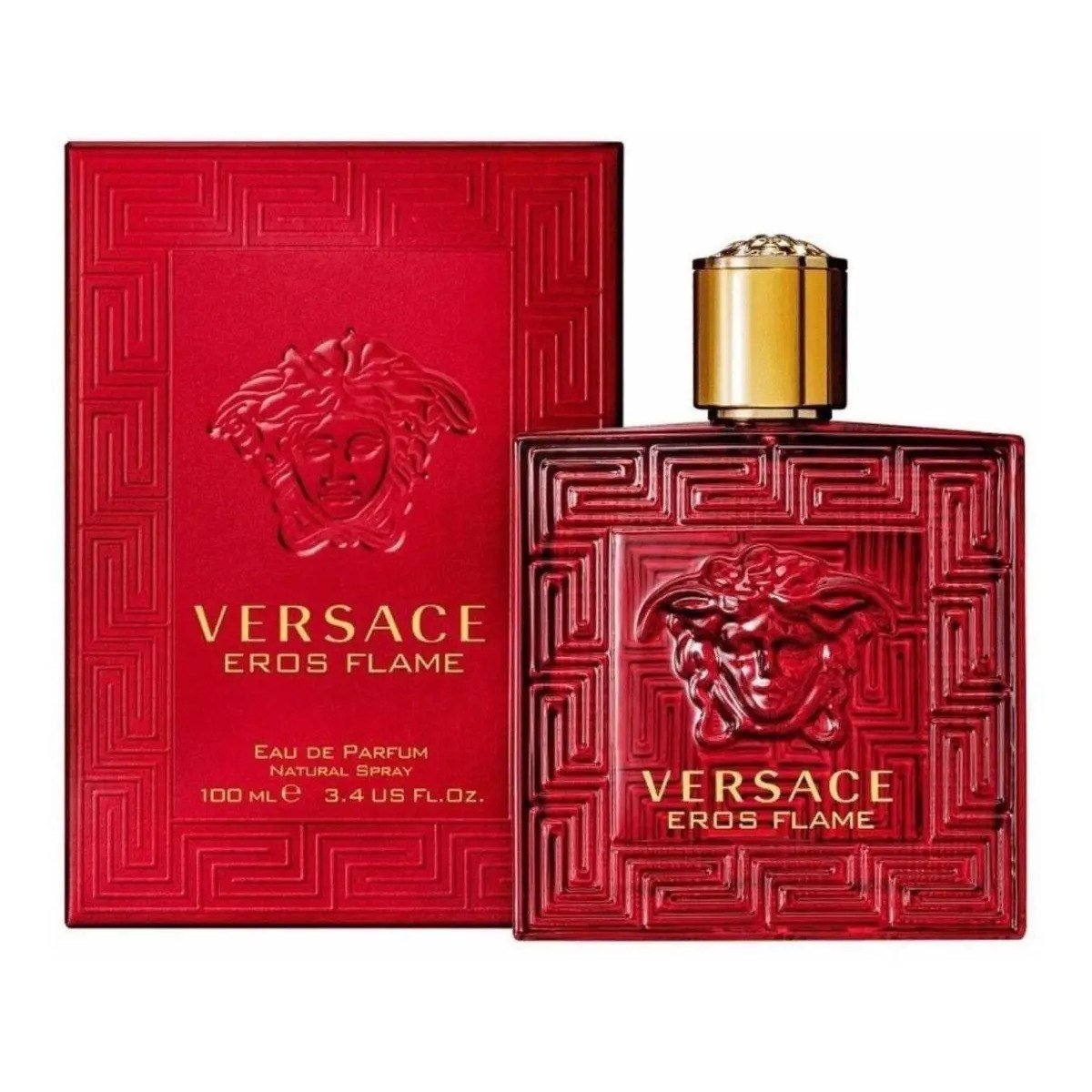 ✨ Perfume Versace Eros Flame Eau de Parfum 100ml Amadeirado Masculino