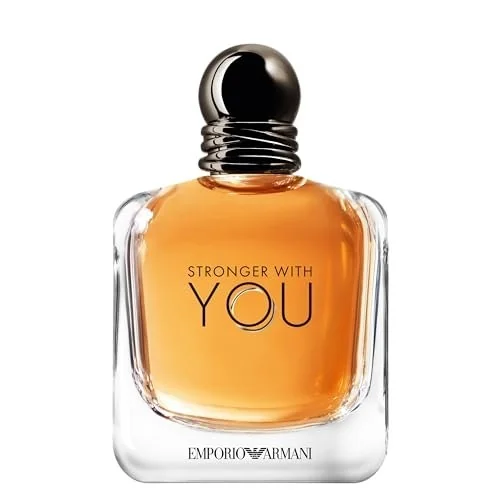 ✨ Armani Beauty, Stronger With You Eau de Toilette, 100ml, Giorgio Armani Perfume Masculino, Fragrância Fougère Amadeirada com Notas Sálvia, Castanha, B...