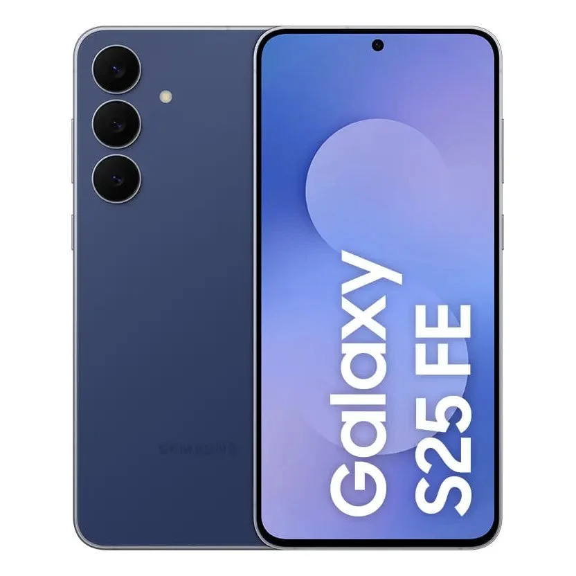 ✨ Celular Samsung Galaxy S25 Fe 5g, 128gb, 8gb Ram, Câmera Tripla De 50+12+8, Tela Grande De 6.7 Azul Marinho