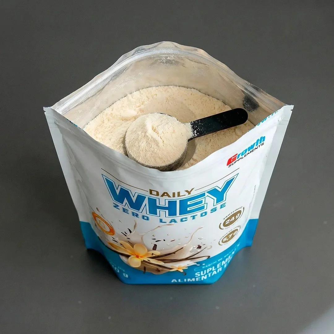 ✨Daily Whey Protein Zero Lactose 800g Growth Supplements Baunilha