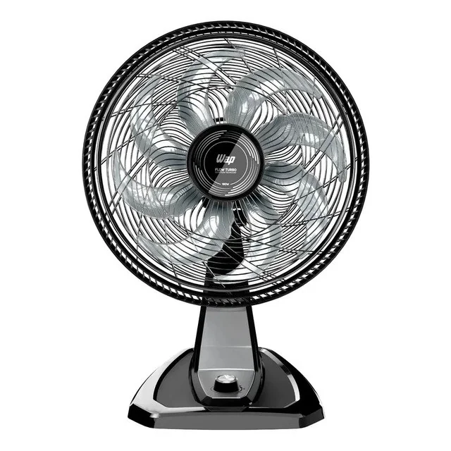 ✨Ventilador De Parede E Mesa 180w 50cm 2 Em 1 Wap Flow Turbo 50 Cm 60 Preto 220v Plástico 8