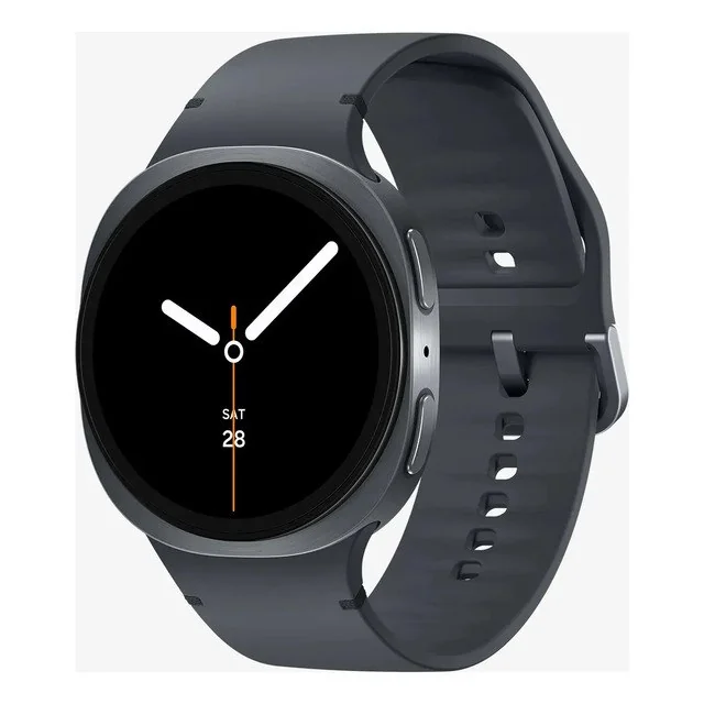 ✨ Smartwatch Samsung Galaxy Watch 8 40mm Bt Gps, Branco Com Pulseira Milanês Cinza-escuro