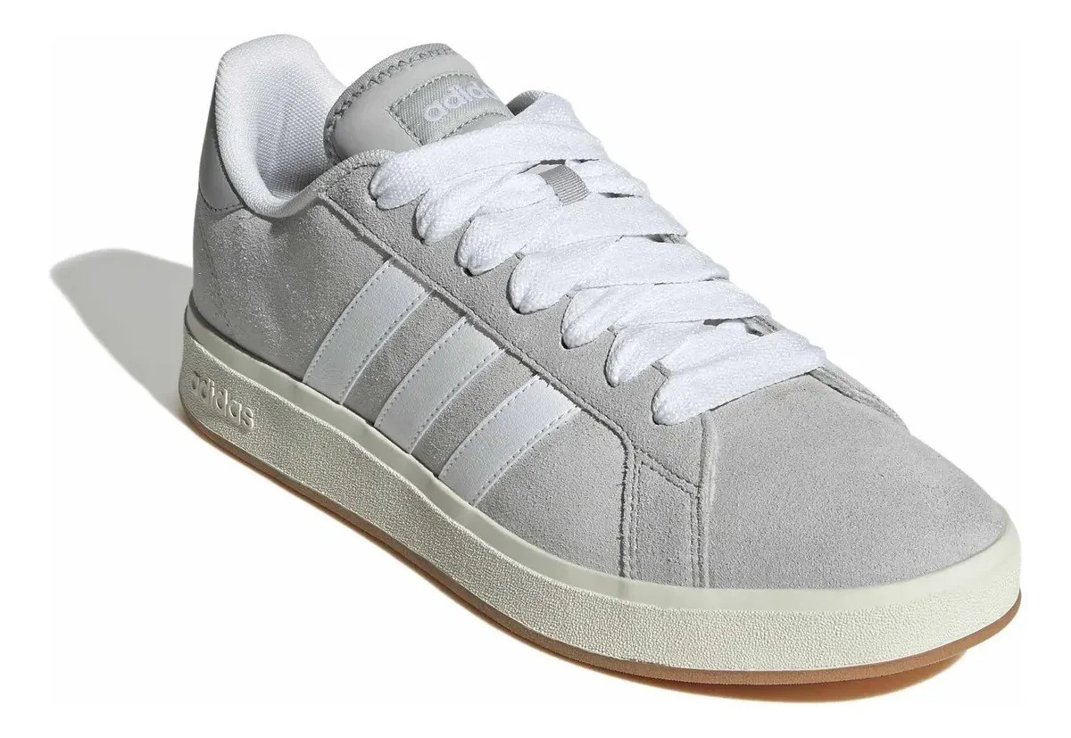 ✨ Tênis Masculino Grand Court Base 00s adidas Gretwo/ftwwht/gum10 Liso 41 Br