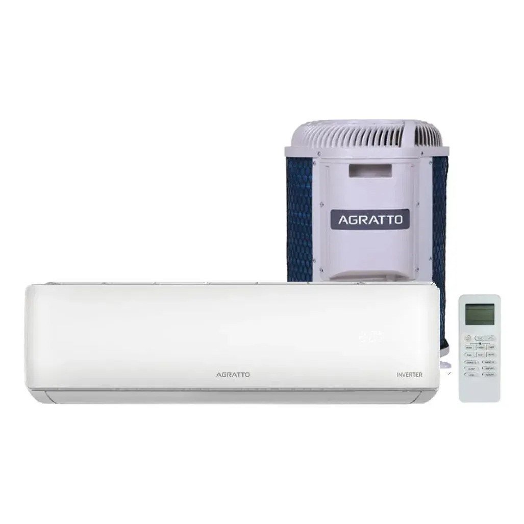 ✨ Ar Condicionado Split Hi Wall Inverter R-32 Zen Agratto 9.000 BTUs Só Frio Monofásico