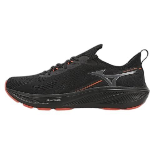 ✨ Tênis Mizuno Sunrise, Preto/Preto, 40