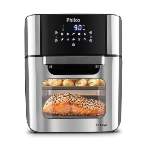 ✨ Philco Fritadeira Air Fryer 12L Pt PFR2200P 220V