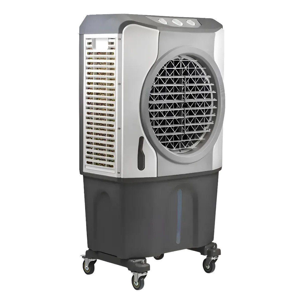 ✨ Climatizador de Ar Evaporativo MULLTX 70L, para Ambientes de até 50m², Cinza