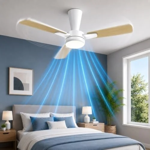 ✨ Airwit Ventilador de Teto 104 cm Bivolt Madeira com Controle Remoto