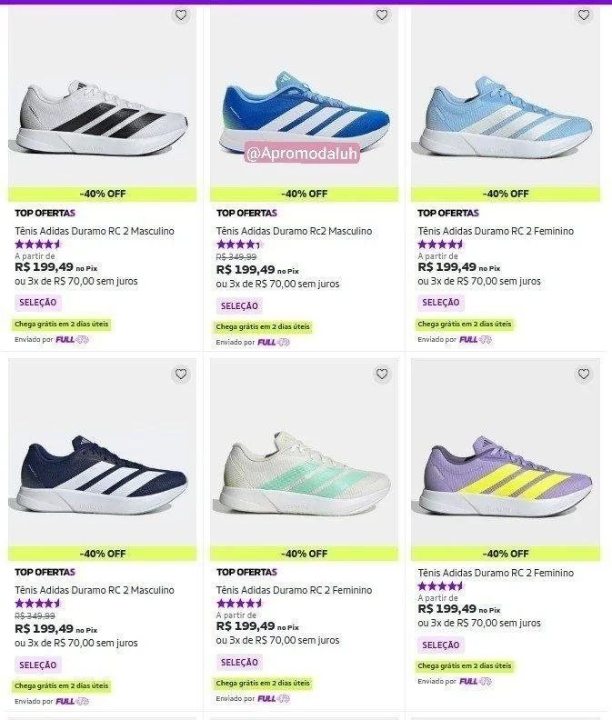 CORRE MUITOOOOO, SUPER PROMOÇÃO DE TÊNIS ADIDAS!! 😱👟