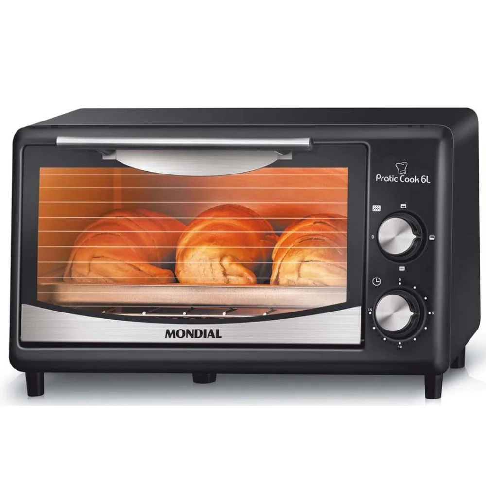 ✨Forno Eltrico Pratic Cook 6 Litros com Timer FR-09 Mondial