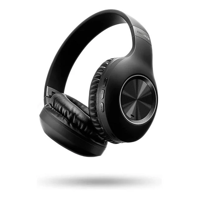 ✨Fone De Ouvido Headphone Aiwa Hp-02-b Bluetooth Anc Alta Definição Preto