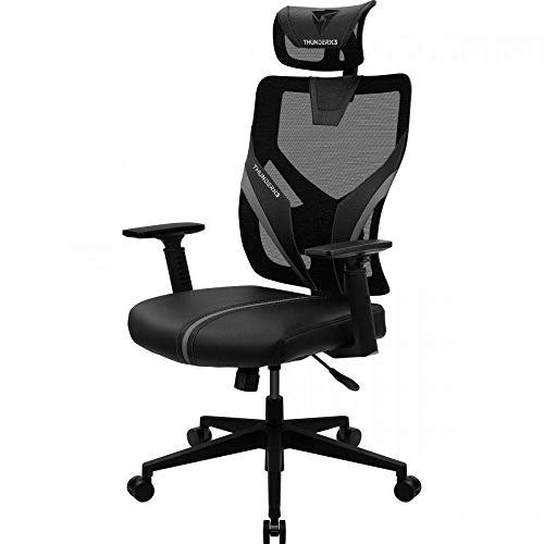 ✨ ThunderX3, Cadeira Ergonomic, YAMA1BK, Preto