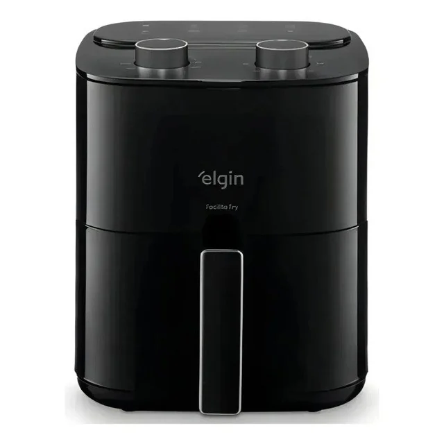 ✨ Fritadeira Air Fryer Facilita Fry 3,5litros Preta Elgin Preto 220v