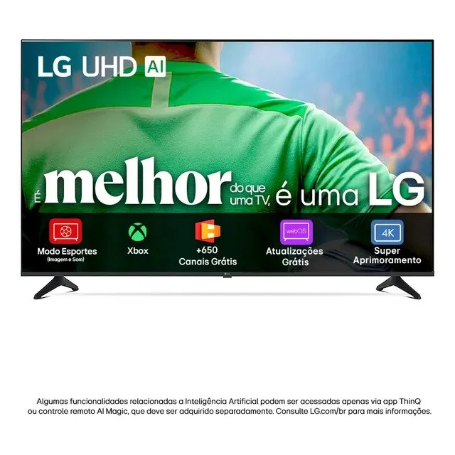 ✨ Smart Tv LG Uhd Ai Ua75 55 Polegadas Hdr10 Pro Processador 7 Ai Ger8 Webos 25
