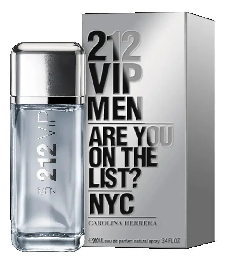 ✨ Carolina Herrera 212 Vip Eau De Toilette Masculino 200ml
