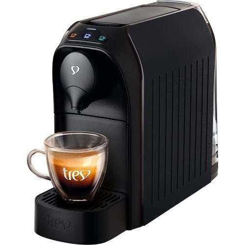 ✨ 3 Corações TRES Cafeteira Espresso e Multibebida Passione Preta - 127V