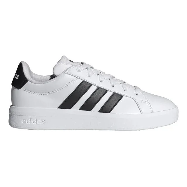 ✨ Tênis Grand Court 3.0 Juvenis adidas Branco / Cloud White / Core Black / Cloud White 36 Br