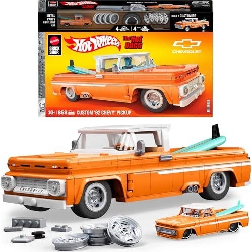 ✨ Mattel Brick Shop Elite Carrinha Chevy de 1962 Personalizada