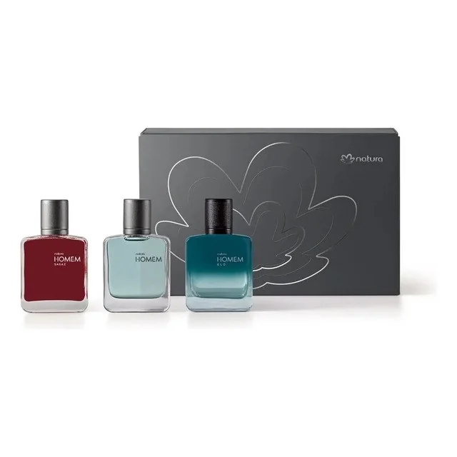 ✨ Coleção Especial Miniaturas De Natura Homem 3un 25ml