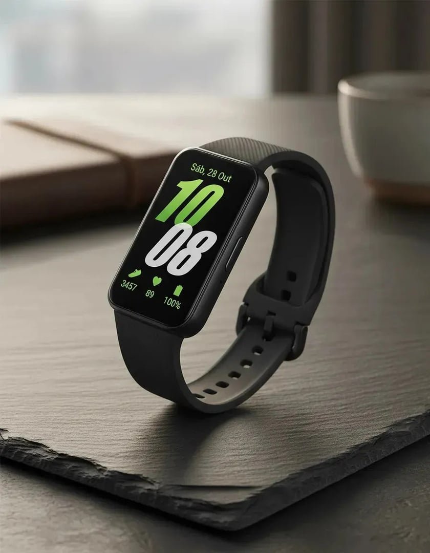 ✨ Samsung Galaxy Fit3 Pulseira Esportiva grafite