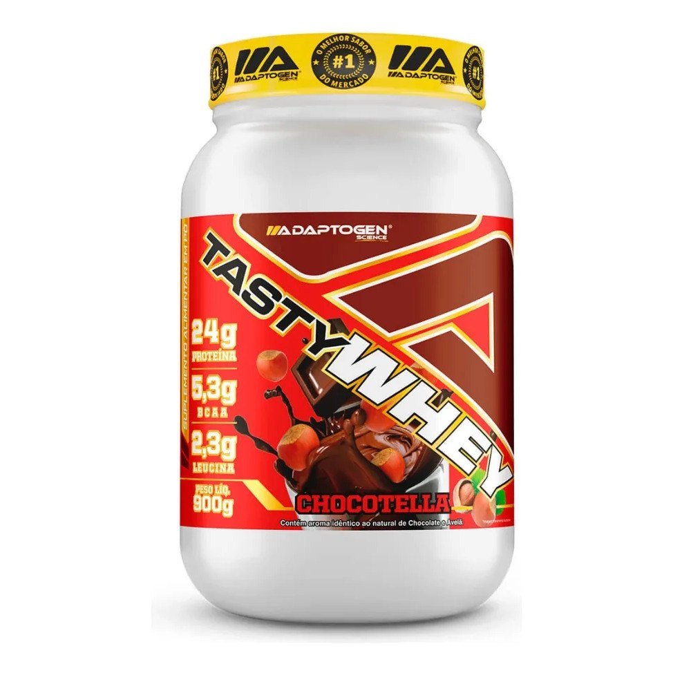✨ Tasty Whey Pote 900g Chocotella Adaptogen Science Choconilla