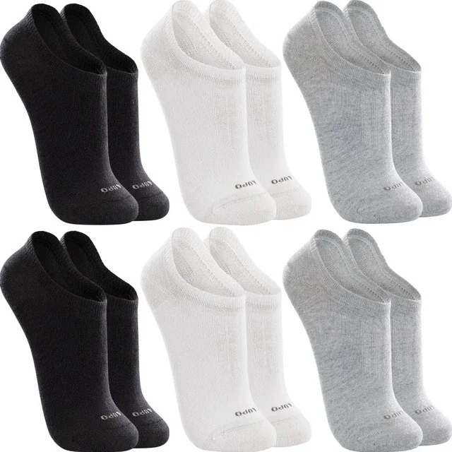 ✨Kit 6 Pares Meias Soquete Invisível Lupo Algodão Unissex