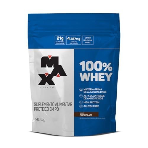 ✨ 100% Whey Refil (900g) - Chocolate, Max Titanium