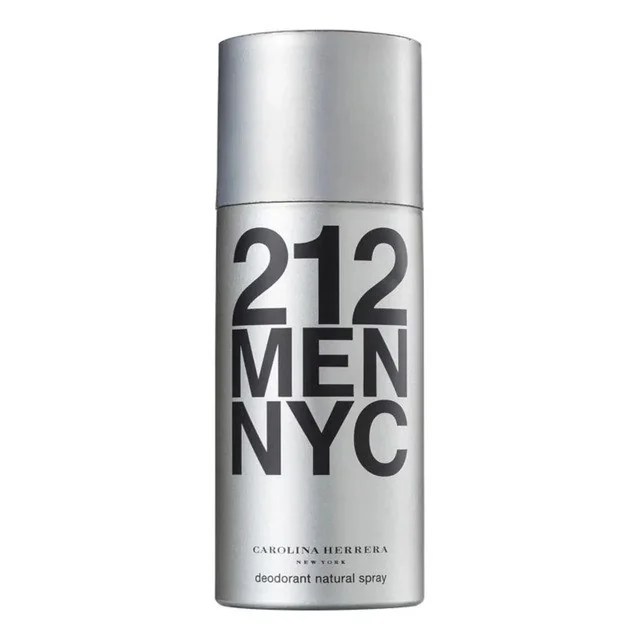 ✨ Carolina Herrera 212 Men - Desodorante Corporal 150ml Blz