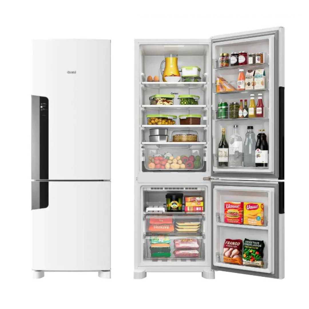 ✨Geladeira Frost Free Duplex 399 Litros Consul Com Freezer Em Branco 220v